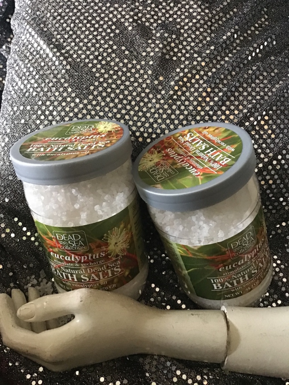 Lot of 2 Dead Sea Collection Eucalyptus Bath salts New! 34.2 oz
